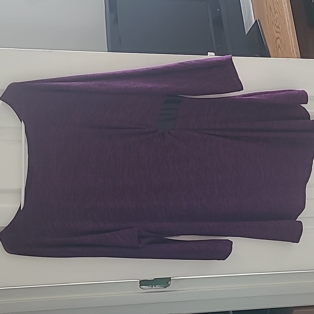 Sweater Dress Purple/Black